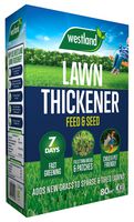 20400634 - Lawn Thickener Feed & Seed, 80sqm (2.56kg) Box