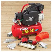BANDIT KIT - Bandit V 1HP 8L Air Compressor Nailing & Stapling Kit