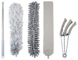 GH1519 - Professional Duster Cleaning Kit with 2.5m Extendable Telescopic Pole, 5 Piece