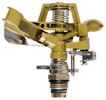 GH733 - 186m² Impulse Sprinkler with Ground Spike for Garden Hose