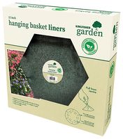 HBL12 - 12" Jute Liner for Hanging Flower Baskets