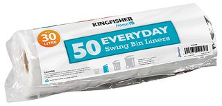 BB50S - 30L Everyday Swing Bin Liners - 700mm x 500mm, 50 Pack