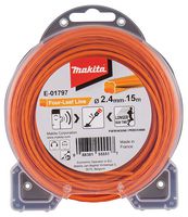 E-01797 - 2.4mm x 15m Four Leaf Nylon Cord Grass Trimmer Line