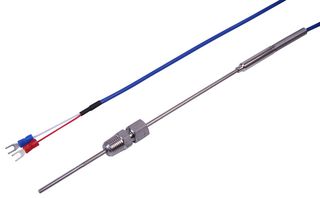 MP008312 - Thermocouple Type K, -200°C to 1350°C, Stainless Steel, 2m