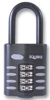 CP50/1.5 - Die-Cast Recodeable Combination Padlock 50mm Black Long Shackle