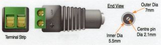 ZXCON371 - DC Socket with Terminal Strip Adaptor