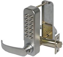 SBL330.SL - Easy Code Mechanical Push Button Digital Lock with Lever Satin Chrome