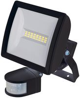 LEDX10PIRBN - 10W LED Wide Beam PIR Floodlight, Black