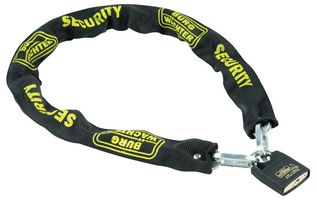 SKM 6/90 - 6mm Hardened Steel, Square Linked Chain with Textile Sleeve, 0.9m