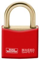 410 40 RED - 40mm, Anti-Spark Solid Brass Padlock, Red