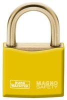 413 40 YELLOW - 40mm, Anti-Spark Solid Brass Padlock, Yellow