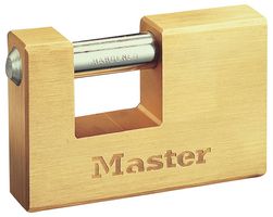 607EURD - 76mm Rectangular Brass Padlock