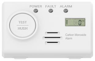QFS-ELCO - Standalone Carbon Monoxide Alarm, 10 Year Sealed Lithium Battery Powered