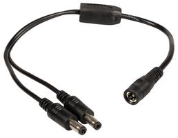 DEF0001 - 1 to 2 Way CCTV 12V DC Splitter Cable