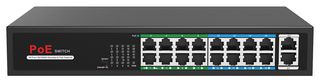 VSW16 - 16-Port Ethernet Desktop PoE Switch