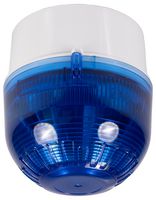 PSB-0120 - Sonos High Power 5J Xenon Beacon with Deep Base - White Body - Blue Lens 110 / 230V AC