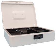 T415K - 12" 3 Digit Combination Lock Cash Safe Box