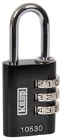 K10530BLAD - 30mm Aluminium 3-Digit Combination Padlock, Black