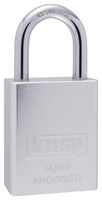 K14040SILD - 38mm Solid Aluminium Padlock, Silver