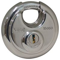 K16060D - 60mm 160 Hardened Steel Disc Padlock
