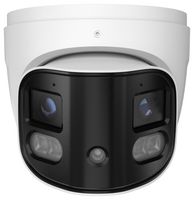 TURNDA-4K180-FW - 4K IP Dual Lens Dome Camera, White, IP66