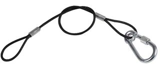 PLS00468A - Black Wire Safety Bond - 3mm x 350mm, 25kg