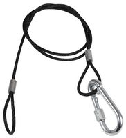PLS00470A - Black Wire Safety Bond - 3mm x 750mm, 25kg