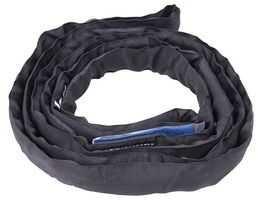 ESER01-06Z - 1ton 3m Black Polyester Round Sling for Lifting and Rigging - RIGG004
