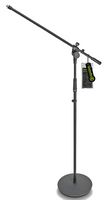 GMS2321B - Microphone Stand with Round Base and 2-Point Adjustment Boom