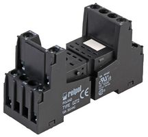 GZT2-BLACK - 8 Pin Industrial Relay Base, Black