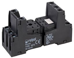 GZT3-BLACK - 11 Pin Industrial Relay Base, Black