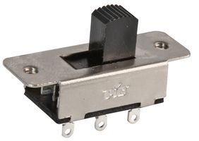 SS22L03G9 - Panel Mount Slide Switch, 50VDC, 500mA, DPDT