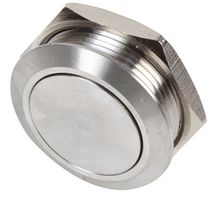 RJS1N1LP-22M-F-BS-67J - Vandal Resistant Momentary Switch, 24V DC, 0.3A, 1NO / SPST, Micro Travel, Stainless Steel, 22mm