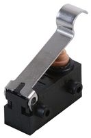 MP006227 - Snap Action Microswitch, Simulated Roller Lever, SPDT, Short Posts on Right, Solder Lug, 2A at 12V