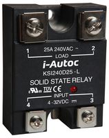 KSI240D25-L - Single Phase AC Output Solid State Zero Crossing Panel Mount Relay, 240V AC, 25A