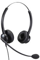 H206NC - Binaural Noise Cancelling Headset, Black