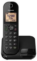 KXTGC410EB - Cordless Phone with LCD Display and Call Block, Black
