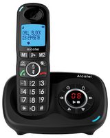 XL595B Voice Cordless Phone with Answer Machine and Call Block, Single