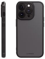 63902 - Frosted Cover iPhone 15 Pro, Semi Transparent, Black