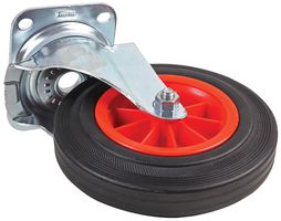 3470PVR160P63RED - 160mm Swivel Castor