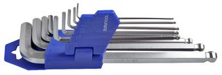 D00594 - Ball-End Metric Hex Key Set, 9 Piece