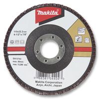 D-27442 - 4 1/2" (115mm x 22.23mm) Angle Grinder 60 Grit Flap Disc
