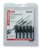 SNAP/CSTC/SET - TCT Drill Countersink Set, 5 Piece