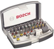 2607017319 - Extra Hard Colour Coded Screwdriver Bit Set, 32 Piece