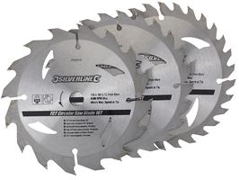 704410 - 135mm 16T / 24T / 30T TCT Circular Saw Blade Set, 3 Pack