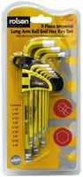 40362 - Imperial Long Arm Ball End Hex Key Set, 9 Piece
