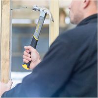 STHT0-51310 - 20oz Curve Claw Fiberglass Nailing Hammer