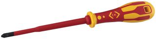 T49243-1 - Dextro VDE Insulated PZ1 x 100mm Slim Pozidriv Screwdriver