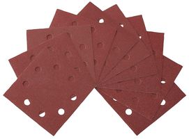 DT3022-QZ - 115mm x 115mm 80 Grit 1/4 Sanding Sheets Punched, 10 Pack