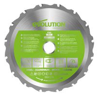 F165TCT-14CS - 165mm x 14T x 20mm Multi-Material Wood, Metal & Plastics Circular Saw Blade